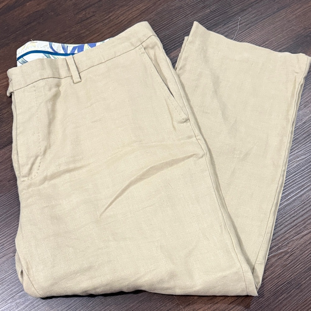 Tommy Bahama Men's Khaki Linen Pants